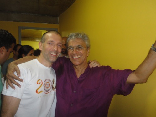with Caetano Veloso, Salvador, Bahia 2011